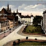 Ansbach - Reitbahn mit Schloss