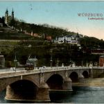 Würzburg - Ludwigsbrücke mit Käpple