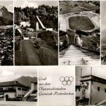 Gruss aus dem Olympiaskistadion Garmisch-Partenkirchen