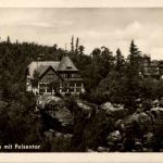 Töpferbaude mit Felsentor - Oybin