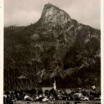 Oberammergau - Kirche mit Kofel