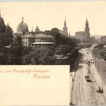 Dresden - Belvedere und Dampfschiff Landeplatz