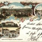 Gruss aus Gross Seelowitz - Litho