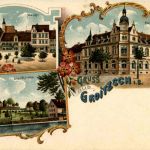 Gruss aus Groitzsch - Litho