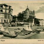Sassnitz auf Rügen - STrand mit Promenade
