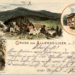 Gruss aus Allerheiligen - Litho