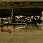 Gruss aus Eltville - Litho
