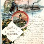 Gruss von der Mosel - Litho