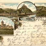 Gruss aus Cochem - Litho