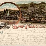 Gruss aus Bad Nauheim - Litho