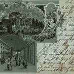 Gruss aus Wiesbaden - Litho