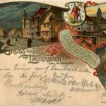 Gruss aus Lauterbach - Litho