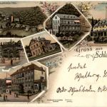 Gruss aus Schlangenbad - Litho