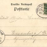 Gruss von der Strahlenburg bei Schriesheim - Bahnpost