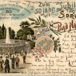 Bad Nauheim - 50jähr. Jubiläum des grossen Sprudels 1896