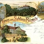 Gruss aus Schloss Bürgeln - Schliengen - Litho