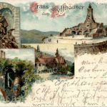 Gruss vom Kyffhäuser - Litho
