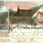 Gruss aus Walporzheim - Litho