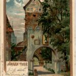 Münnerstadt - Jörgenthor - Litho