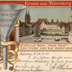 Gruss aus Nürnberg - Litho