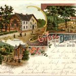 Gruss aus der Donnerkuhle bei Hagen - Litho