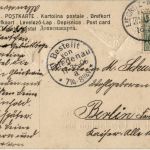 Grüsse aus - Tauben - Prägekarte
