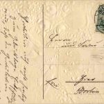 Geburtstag - Tauben - Prägekarte