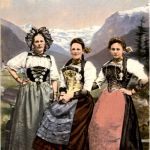 Bernerin und Unterwaldnerinnen Tracht