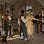 Schwarzwald Volkstrachten - Holzschnitzer