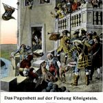 Das Pagenbett auf der Festung Königstein