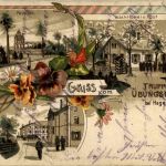 Gruss vom Truppenübungsplatz bei Hagenau - Litho