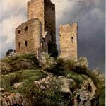 Walenburg und Tagesberg - Künstlerkarte H. Hoffmann