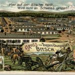 Gruss vom Truppenübungsplatz Bitsch - Litho
