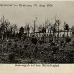 Schlacht bei Saarburg - Massengrab auf dem Militärfriedhof