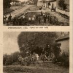 Remoncourt 1915 - Partie aus dem Dorf - Heldengräber - Feldpost