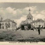 Marktplatz und Kirche zu Betheniville