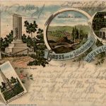 Gruss von den Schlachtfeldern bei Gravelotte - Litho