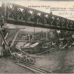 Soissons - Construction du Pont