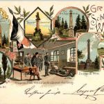 Gruss vom Schlachtfeld Weissenburg- Litho