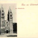 Gruss aus Schlettstadt - St. Fideskirche
