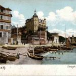 Sassnitz auf Rügen - Strand mit Musikpavillon