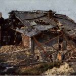 Courcy - Zerschossene Flaschenfabrik - Feldpost