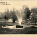 Hagenau - Anlagen mit Springbrunnen