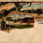 Gruss aus Truppen Übungsplatz Hagenau - Litho