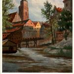 Breslau - Elisabethkirche - Künstlerkarte Irmann