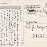 Die Elbe bei Aussig - Stempel 3. Reich