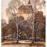 Das Wallensteinschloss Friedland - Stempel 3. Reich