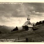 Allgäu, Bergkapelle a.d.Hochwies-Alpe über Oberstaufen - Steibis