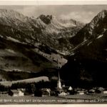 Fischen, Allgäu, mit Entschenkopf, Nebelhorn und Rubihorn