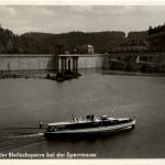 Die Saaletalsperre, Am Stausee bei der Sperrmauer